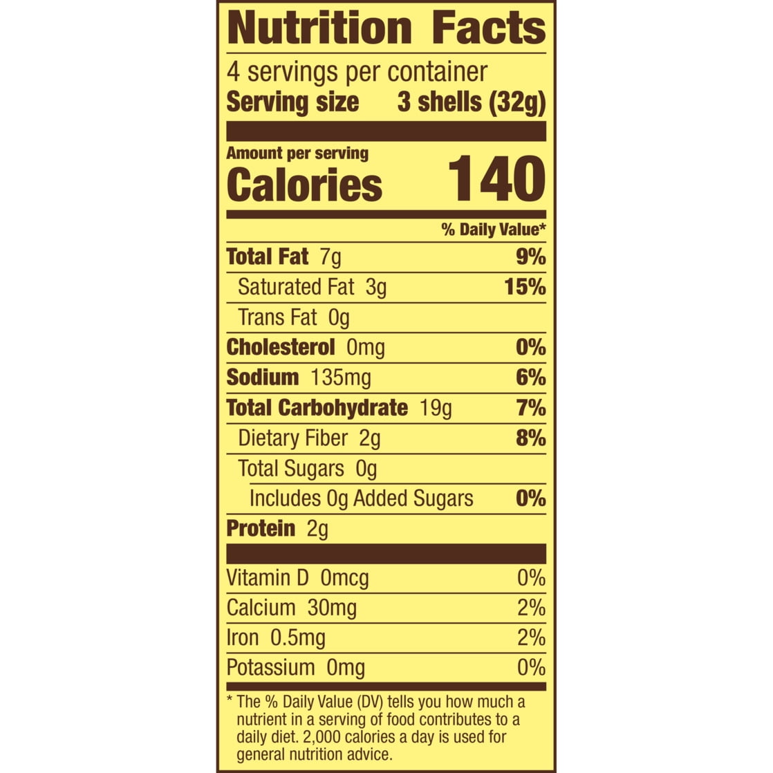 Old El Paso Crunchy White Corn Taco Shells, Gluten Free, 12 Ct., 4.6 oz.
